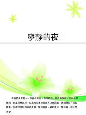 寧靜的夜