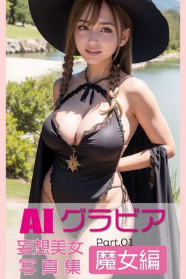 AIグラビア 妄想美女写真集 魔女編PART.01