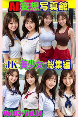 AI妄想写真館 JK美少女 総集編 Vol.03+Vol.04