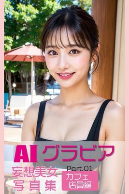 AIグラビア 妄想美女写真集 カフェ店員PART.01