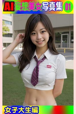 AI妄想美女写真集01　女子大生編