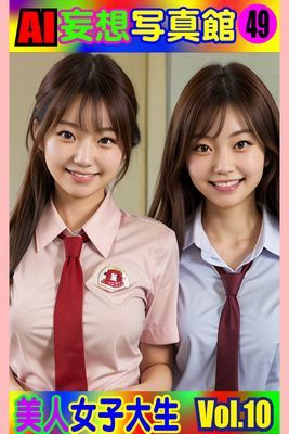 AI妄想写真館49　美人女子大生Vol.10