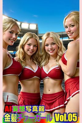 AI妄想写真館　金髪チァーガールVol.05