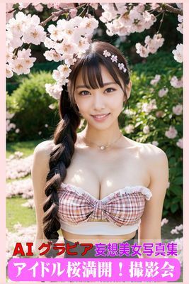 AIグラビア 妄想美女写真集 アイドル桜満開！撮影会