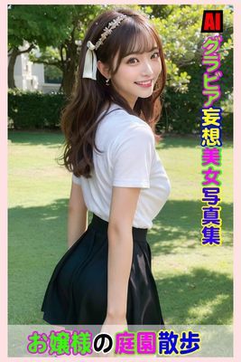 AIグラビア 妄想美女写真集　お嬢様の庭園散歩