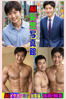 AI妄想写真館 AIイケメン男子総集編Vol.05+Vol.06