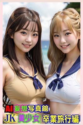 AI妄想写真館 JK美少女 卒業旅行編