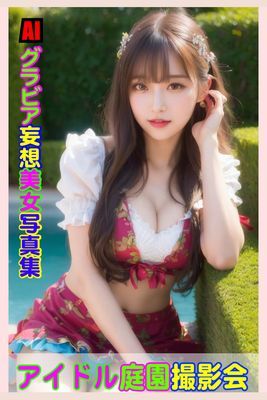 AIグラビア 妄想美女写真集　アイドル庭園撮影会