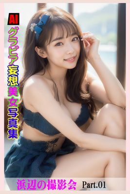 AIグラビア 妄想美女写真集　浜辺の撮影会Part01