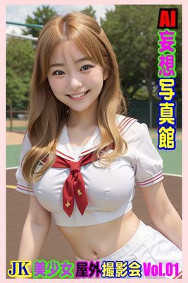 AI妄想写真館 JK美少女 屋外撮影会 Vol.01