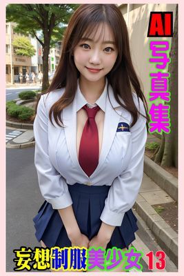 AI写真集 妄想制服美少女 13