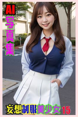 AI写真集 妄想制服美少女 15