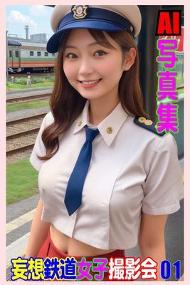 AI写真集 妄想鉄道女子撮影会 01