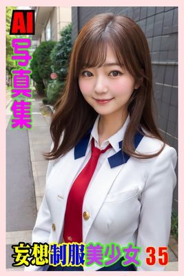 AI写真集 妄想制服美少女 35