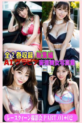 全2巻収録 総集編 AIグラビア 妄想美女写真集 レースクィーン撮影会PART.01+02