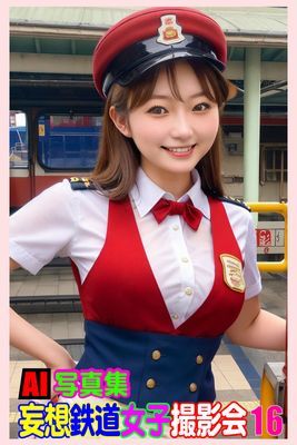 AI写真集 妄想鉄道女子撮影会 16