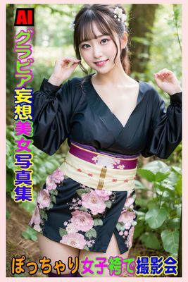 AIグラビア 妄想美女写真集　ぽっちゃり女子袴で撮影会