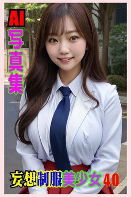 AI写真集 妄想制服美少女 40