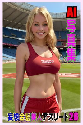 AI写真集 妄想金髪美人アスリート28