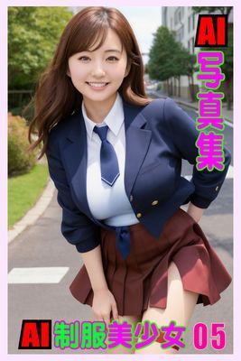 AI写真集　AI制服美少女05