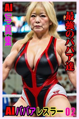 AI写真集　AIババアレスラー02