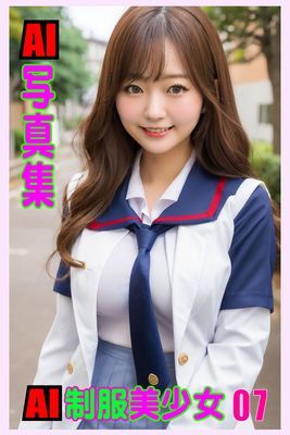 AI写真集　AI制服美少女07