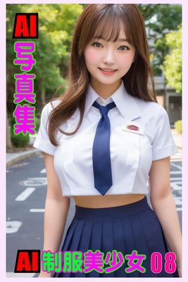 AI写真集　AI制服美少女08