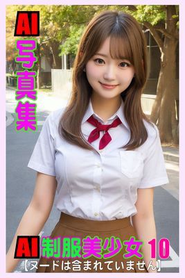AI写真集　AI制服美少女10