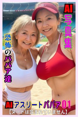 AI写真集　AIアスリートババア01