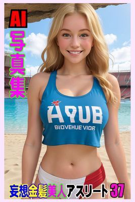 AI写真集 妄想金髪美人アスリート37