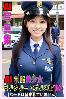 AI写真集　AI制服美少女　ミリタリー・ポリス編02