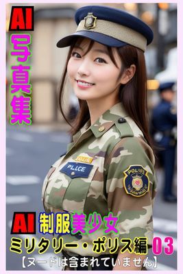 AI写真集　AI制服美少女　ミリタリー・ポリス編03
