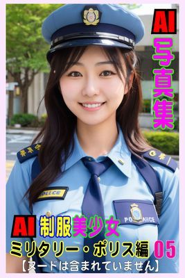 AI写真集　AI制服美少女　ミリタリー・ポリス編05