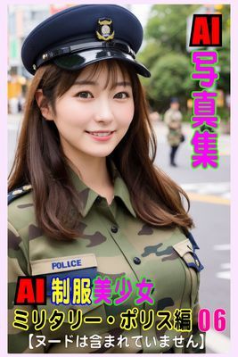 AI写真集　AI制服美少女　ミリタリー・ポリス編06