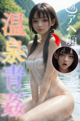 アヘ顔 温泉青● ～AI2次元美女～