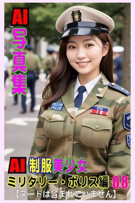 AI写真集　AI制服美少女　ミリタリー・ポリス編08