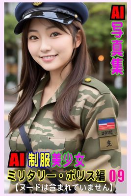AI写真集　AI制服美少女　ミリタリー・ポリス編09