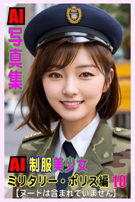 AI写真集　AI制服美少女　ミリタリー・ポリス編10