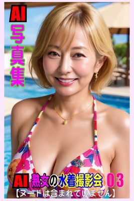 AI写真集　AI熟女の水着撮影会 03