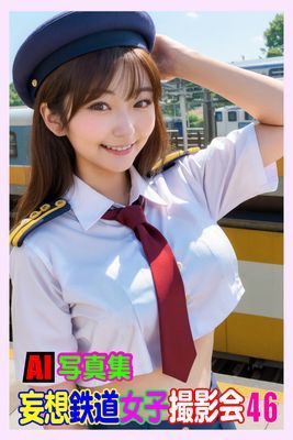 AI写真集 妄想鉄道女子撮影会 46