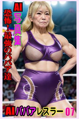 AI写真集　AIババアレスラー07