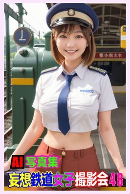 AI写真集 妄想鉄道女子撮影会 48