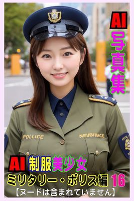 AI写真集　AI制服美少女　ミリタリー・ポリス編16