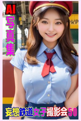 AI写真集 妄想鉄道女子撮影会 50
