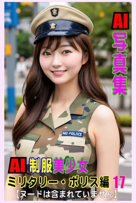 AI写真集　AI制服美少女　ミリタリー・ポリス編17