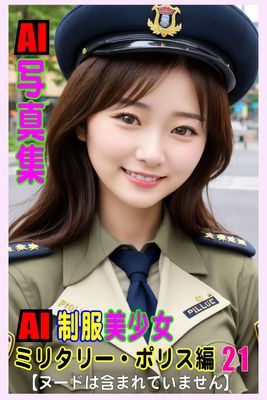 AI写真集　AI制服美少女　ミリタリー・ポリス編21
