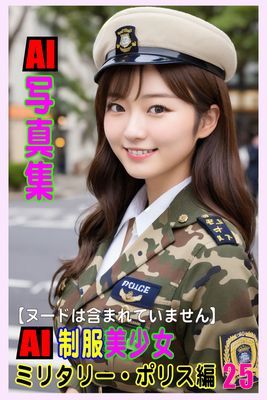 AI写真集　AI制服美少女　ミリタリー・ポリス編25