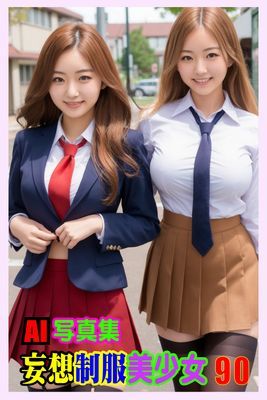 AI写真集 妄想制服美少女 90