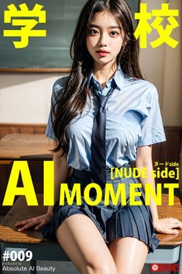 AI MOMENT 学校 [ヌードside] #009【ヘアヌード写真集】