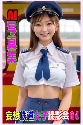 AI写真集 妄想鉄道女子撮影会 64